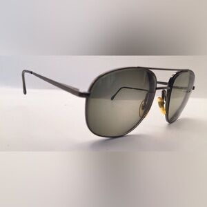 Vintage Blueprint Sketch Gunmetal Pilot Sunglasses Frames Only